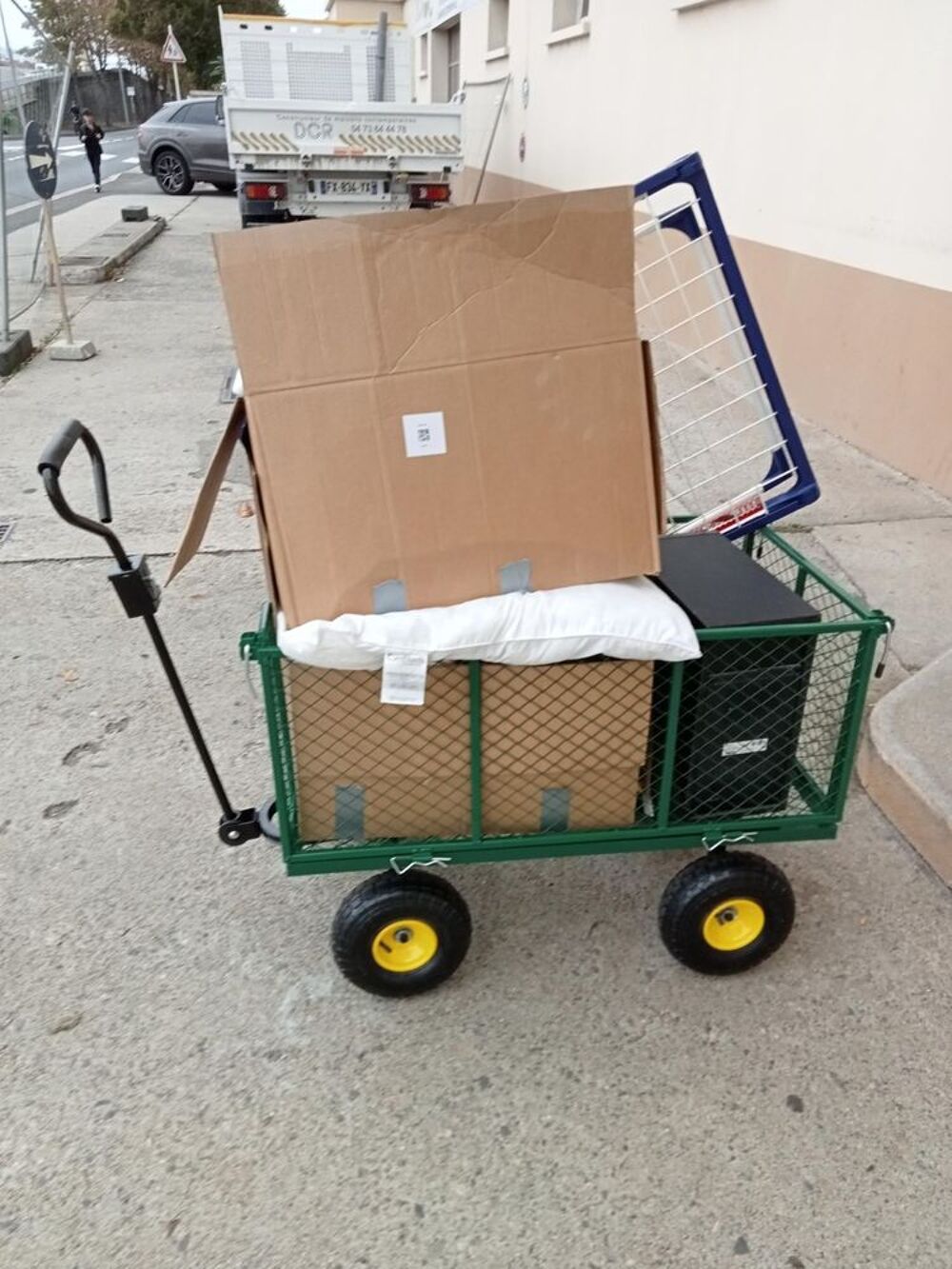 chariot Arebos pour jardin. Jardin