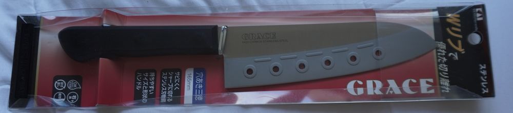 Couteaux japonais stainless steel et titane santoku neufs Cuisine