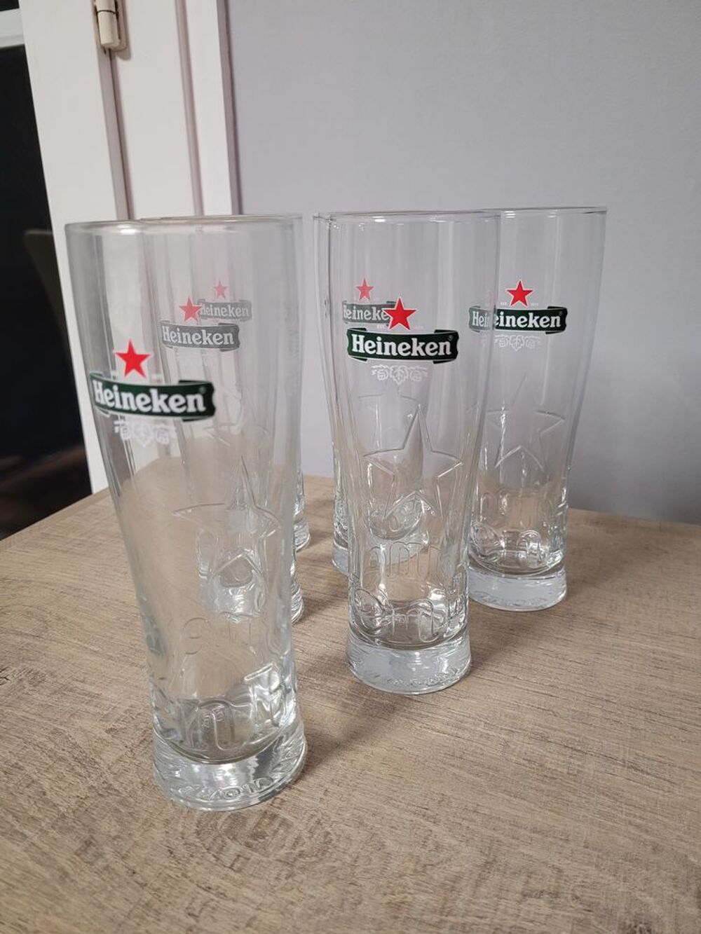 Lot de 6 verres Heineken 25cl Décoration