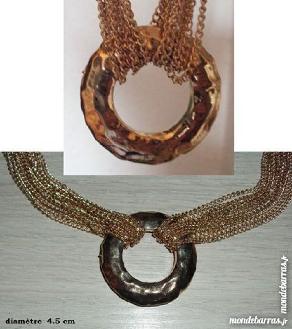 Collier de cha&icirc;nes fantaisie Bijoux et montres