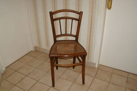 Ancienne chaise canne  - annes 1920 40 Gargenville (78)
