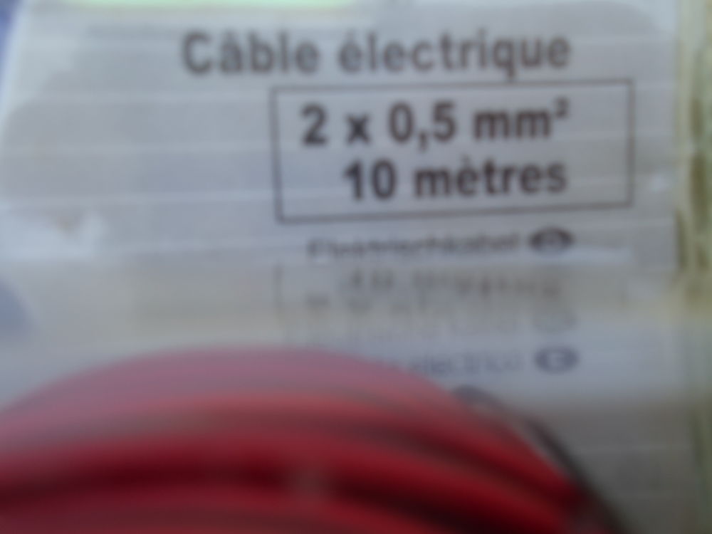 cable electrique Bricolage