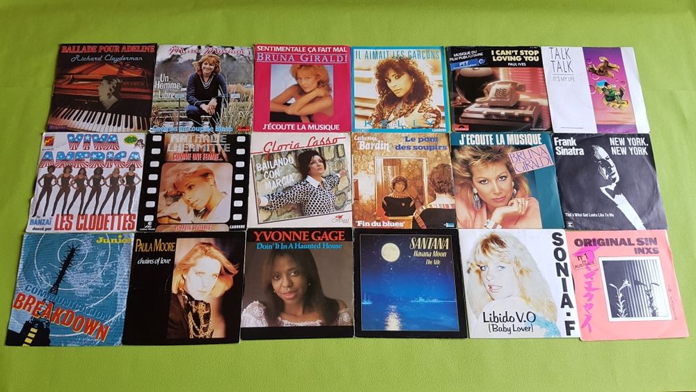 LES 45T PHOTO 32 CD et vinyles