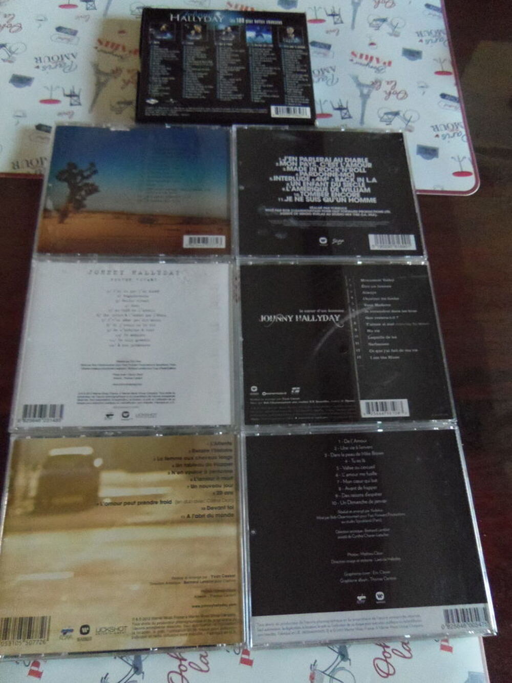 LOT 7 CD de JOHNNY CD et vinyles