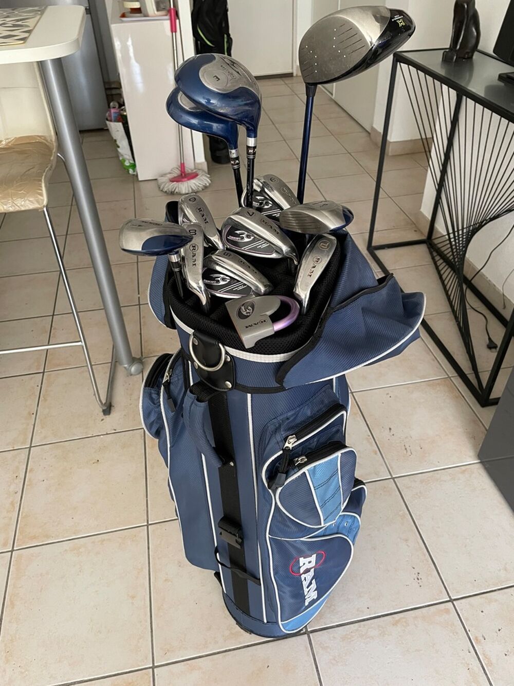 Sac de golf avec clubs Sports