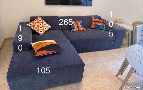 canap� d'angle avec m�ridienne convertible 450 Sainte-Maxime (83)