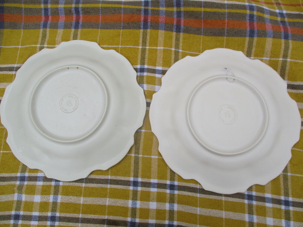 Lot de 2 : V&eacute;ritable Assiette Plate "Lami Italy" - Vintage Décoration
