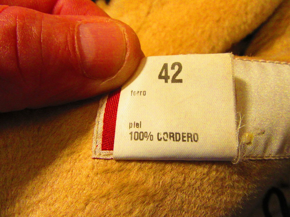VESTE CUIR AGNEAU DOUBLEE FOURRURE DE VACHE Vêtements