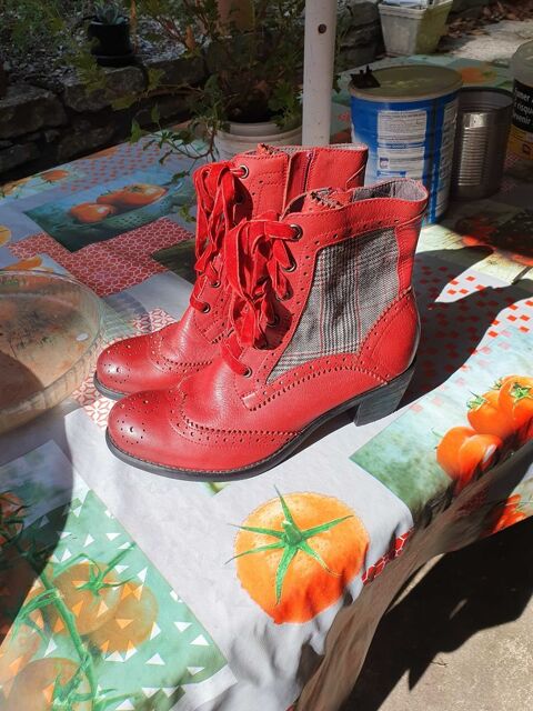 bottines rouge marque MAM'ZELLE taille 37 20 Villeneuve-de-Berg (07)