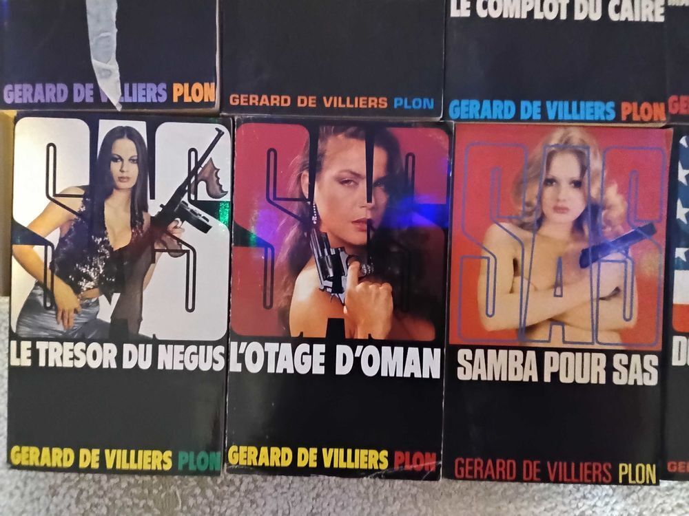 25 SAS de G&eacute;rard de Villiers Livres et BD