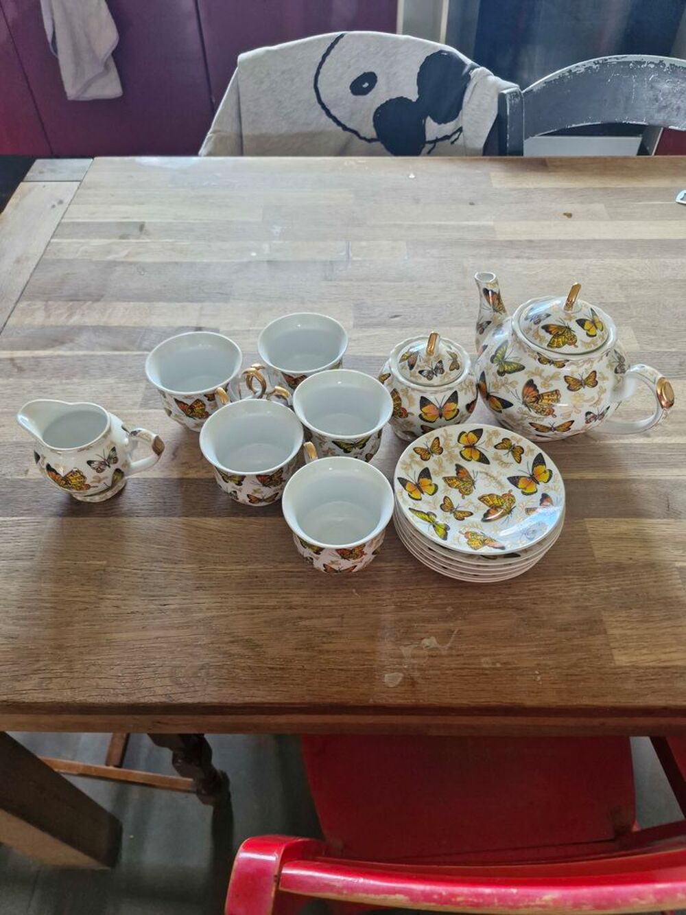 lots de tasse papillon Décoration