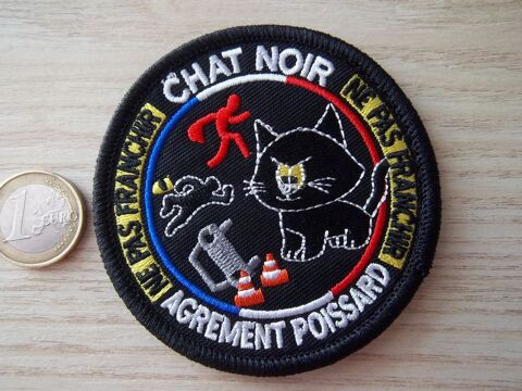 écusson chat noir insigne collection humour 0 Valognes (50)