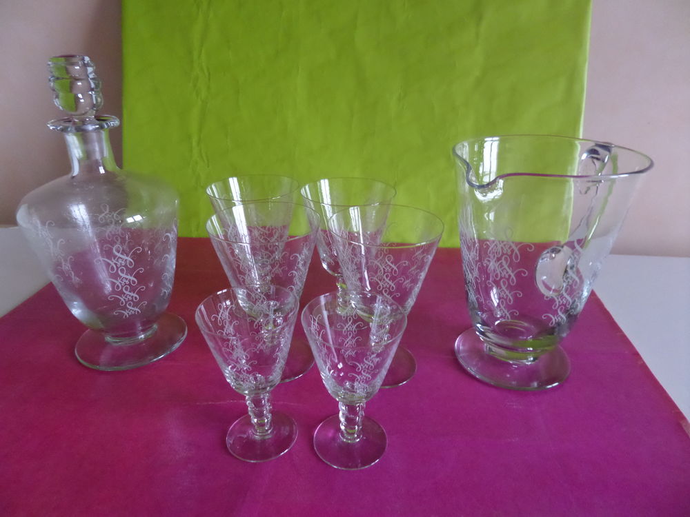 2 Lot anciens verres ( envoi possible ) Cuisine
