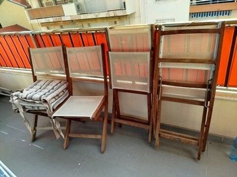 Lot de 4 chaises en bois 200 Antibes (06)