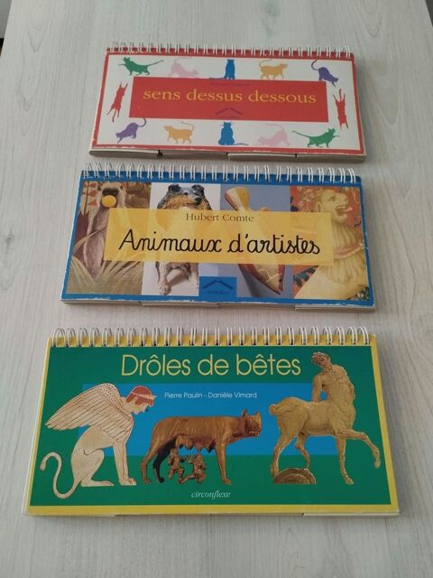 Lot de 3 livres-jeux à languettes ? Éditions Circonflexe 6 Le Mans (72)