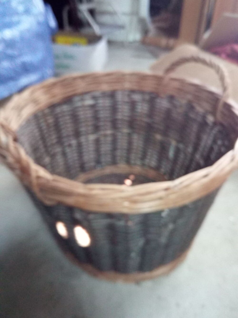 panier &agrave; bois Bricolage