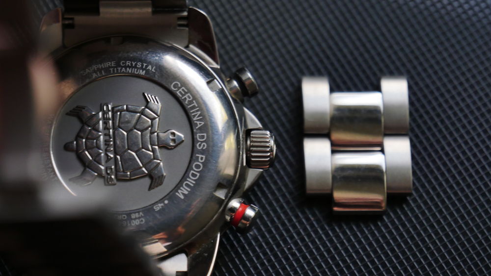 MAGNIFIQUE CHRONO CERTINA TITANIUM enti&egrave;rement en Titane Bijoux et montres