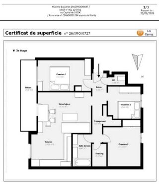  Appartement à vendre 4 pièces 73 m²
