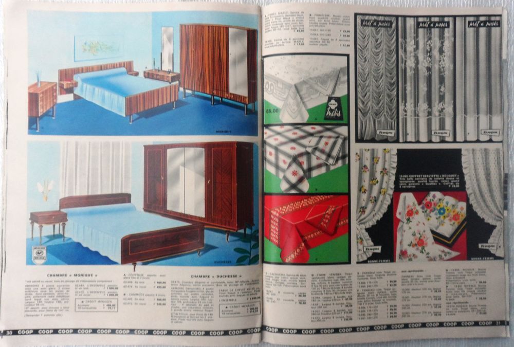 Catalogue COOP Automne-Hivers 1966-1967 nombreuses photos Livres et BD