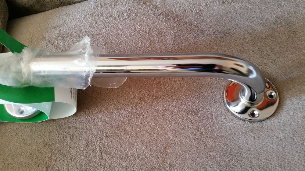 Barre laiton chrom&eacute; Godonnier - Barre droite 30 cm Bricolage