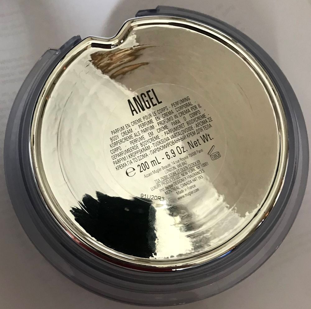 Contenant vide creme angel de Mugler 