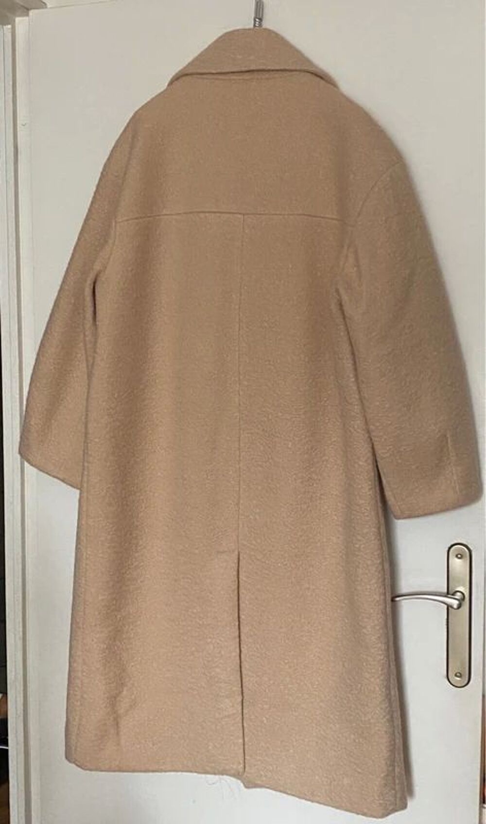 Manteau long &eacute;cru Pull &amp; Bear M Vêtements