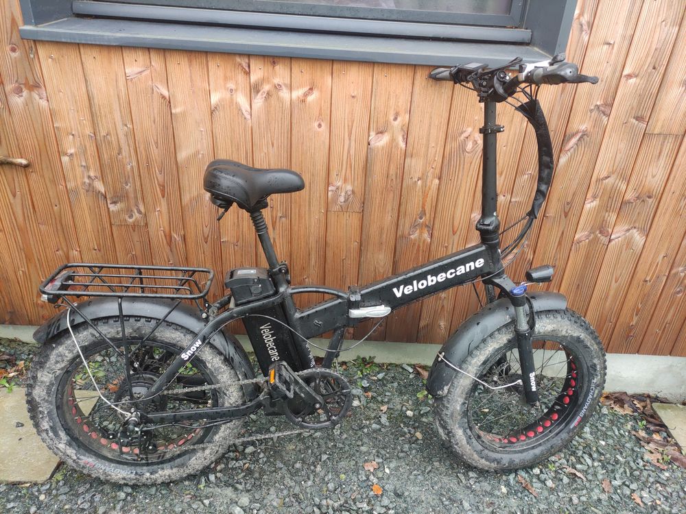 Velobecane &eacute;lectrique pliant V�los