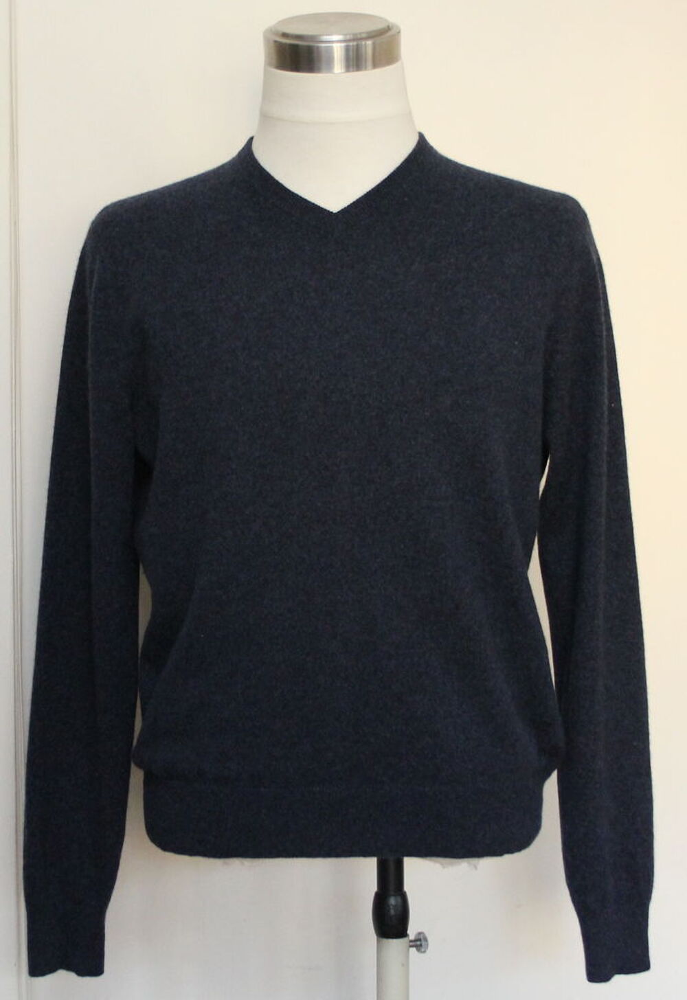 Pull cachemire bleu chin&eacute; SAKS FIFTH AVENUE T.L Vêtements