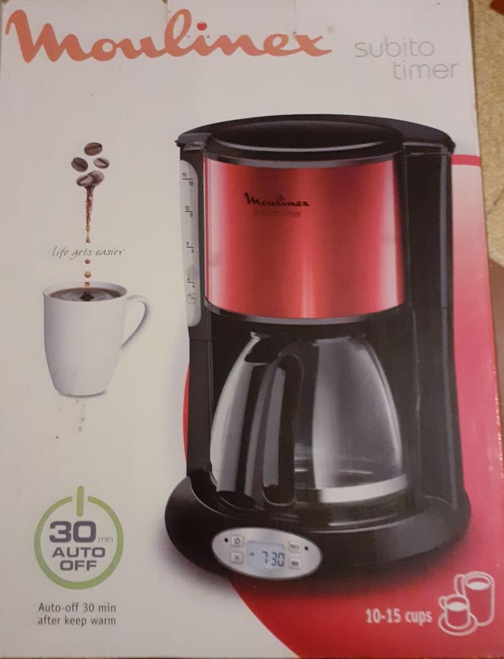 Cafeti&egrave;re Moulinex subito timer Electroménager