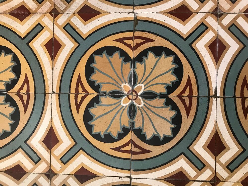 carreaux de ciment d'epoque Décoration