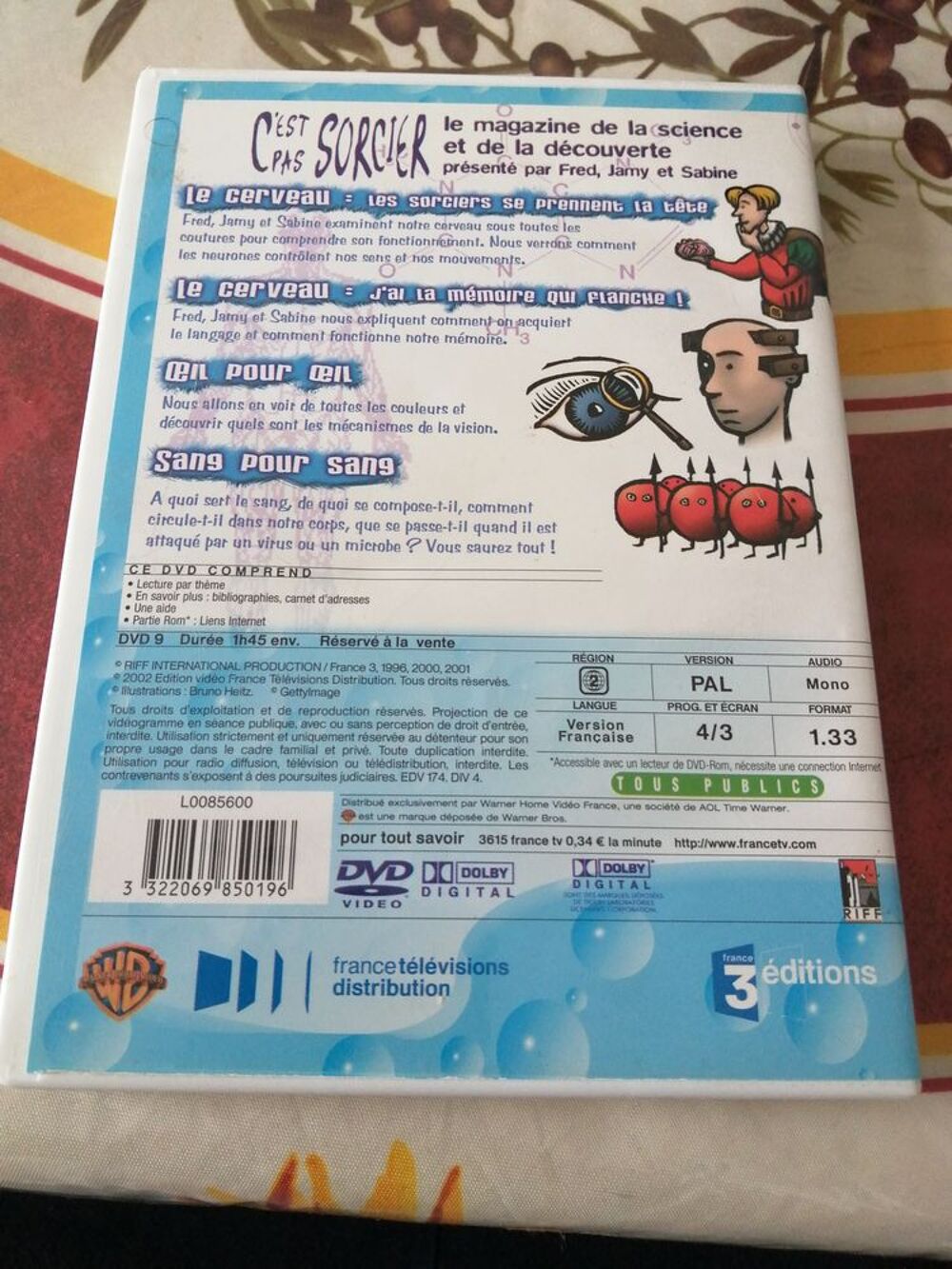 C'est pas sorcier : Le corps humain DVD et blu-ray