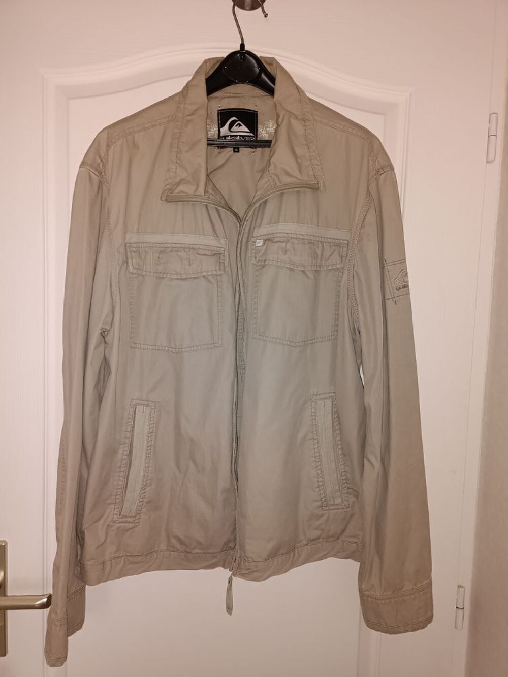 BLOUSON TOILE BEIGE QUICKSILVER TAILLE XL Vêtements
