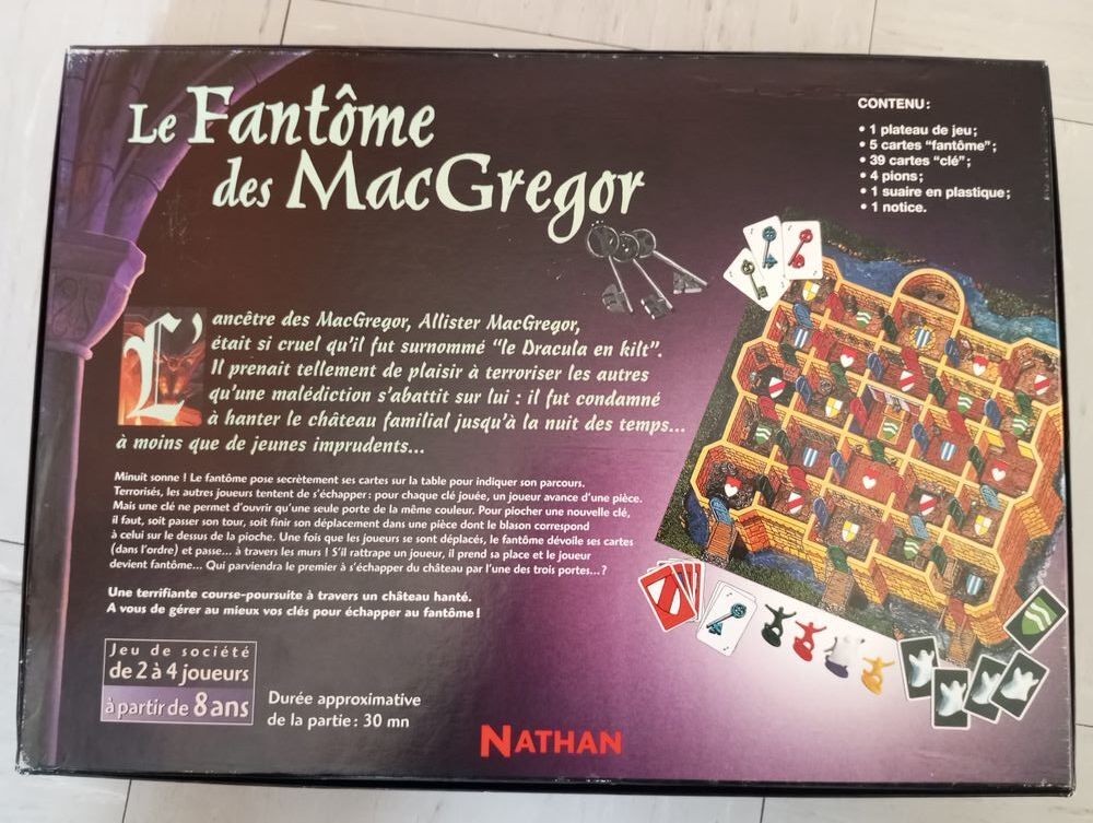 Jeu de soci&eacute;t&eacute; Le Fant&ocirc;me des MacGregor Marque NATHAN Jeux / jouets