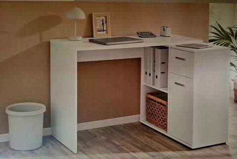 Bureau avec caisson de rangement Biot (06)