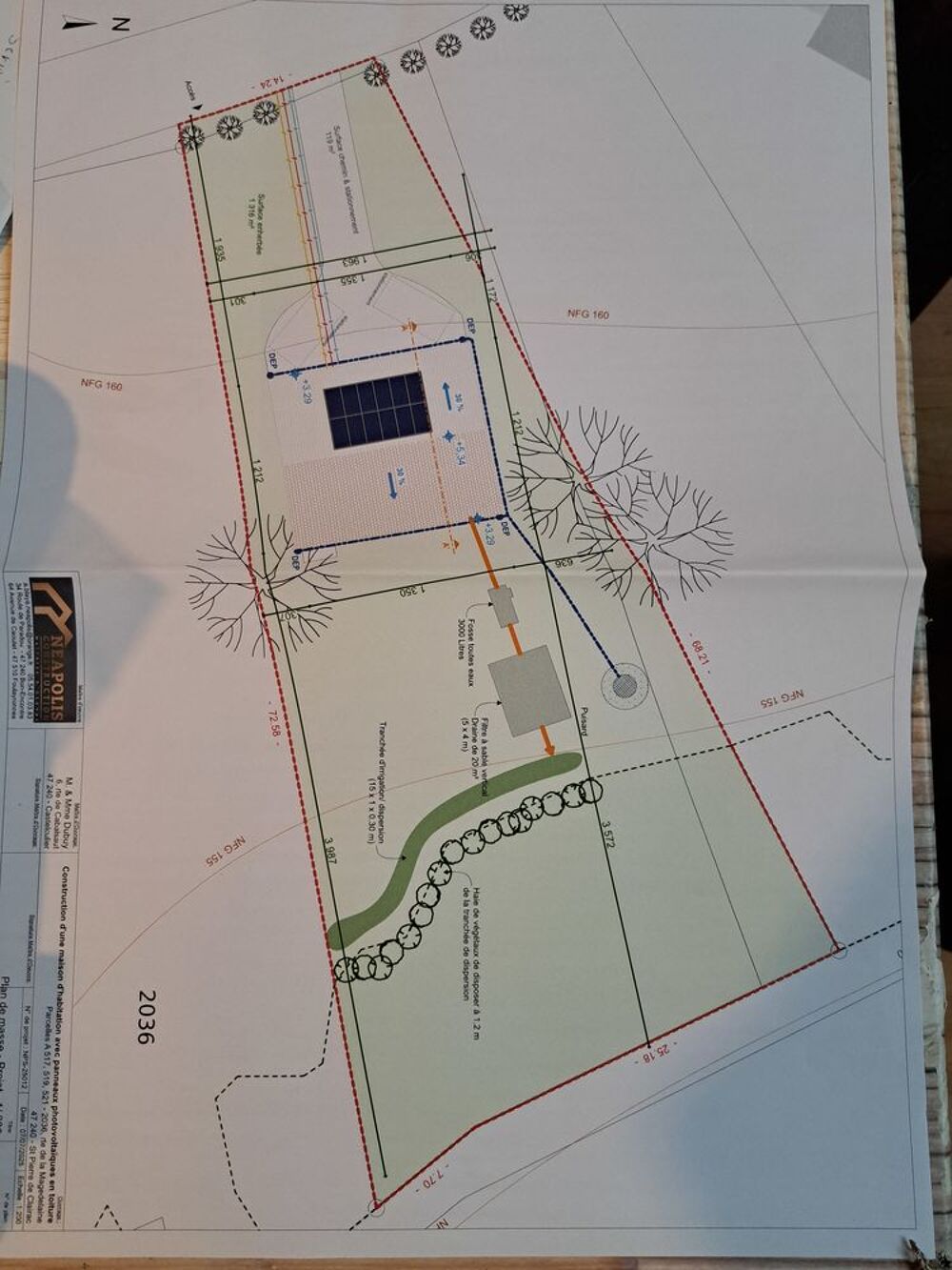 Vente Terrain Terrain + dalle avec permis de construire Saint-pierre-de-clairac