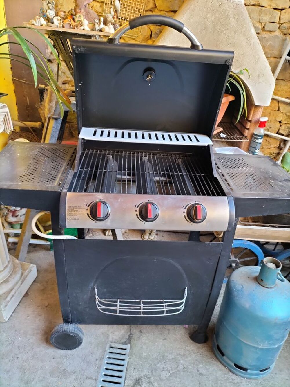 Barbecue 3 feux a gaz Jardin