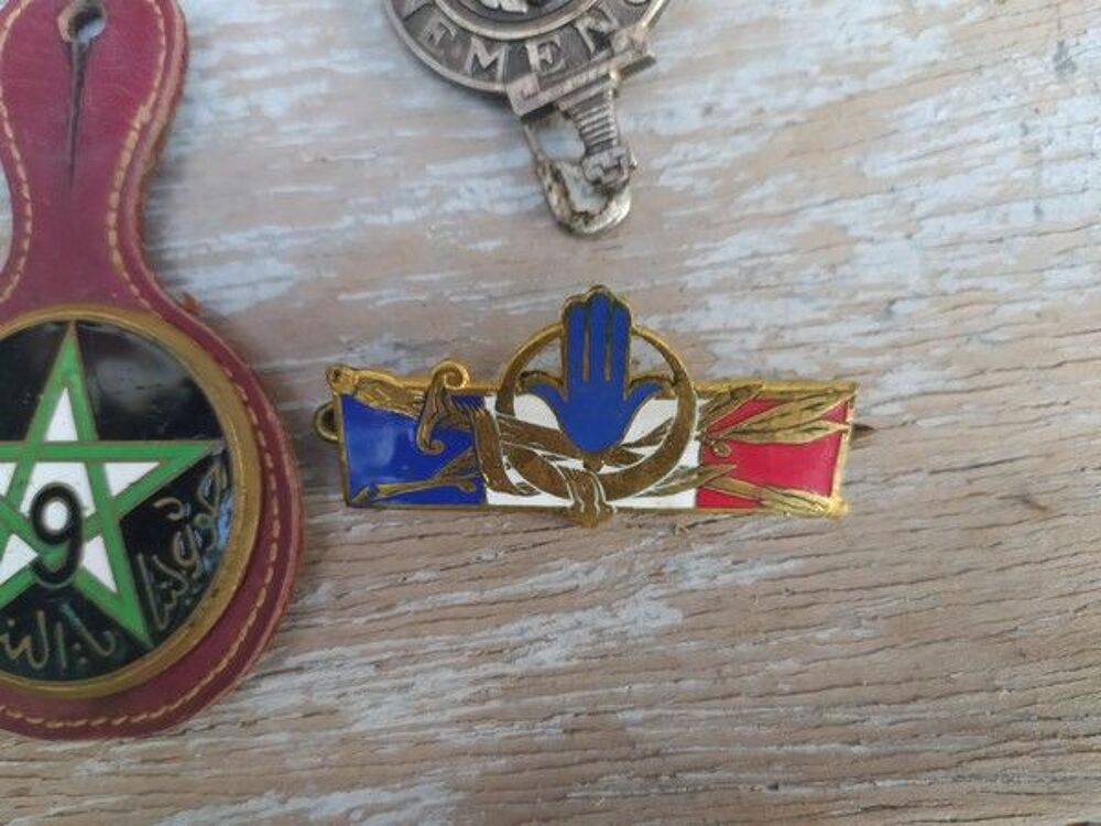 Insignes Militaires AFN Afrique du Nord Maroc Alg&eacute;rie 