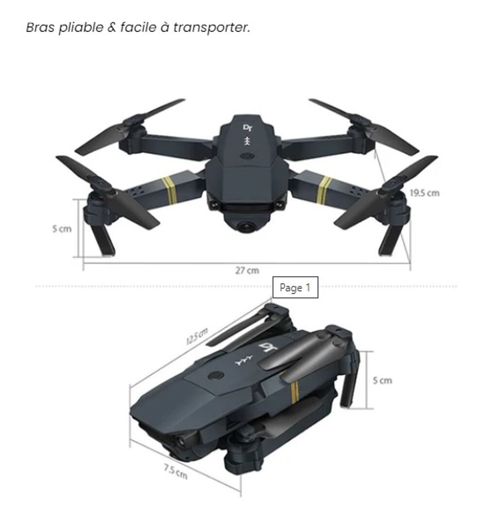 drone neuf pour photo et video Photos/Video/TV