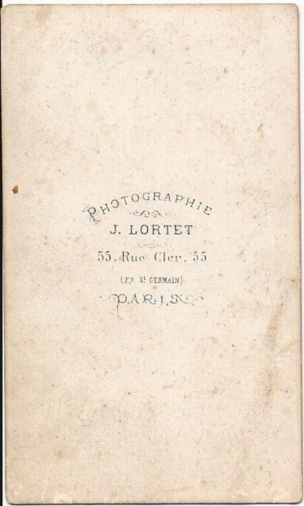 Cdv Photo Militaire avec Bandon&eacute;on Photo Lortet &agrave; Paris 1870 