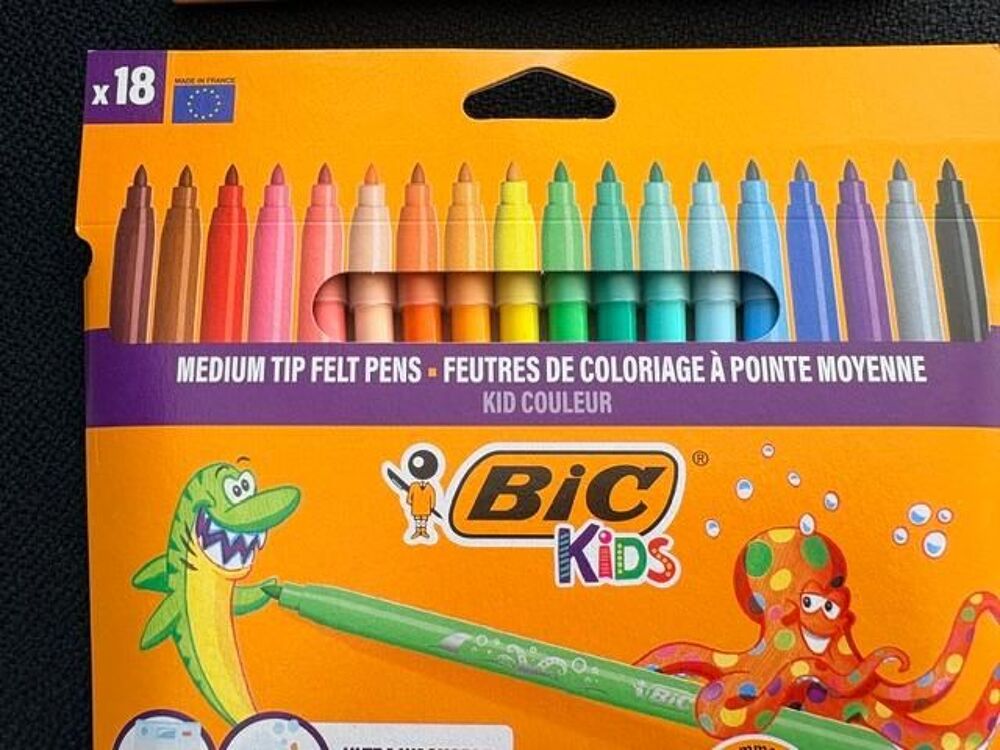 4 lots de 12 feutres de coloriage neufs bic Décoration