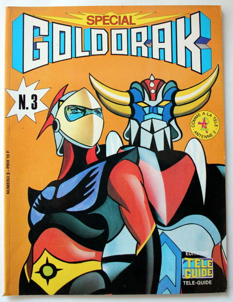 BD GOLDORAK  -Tele guide - Antenne 2 - 1978 
n°3 Issy-les-Moulineaux (92)