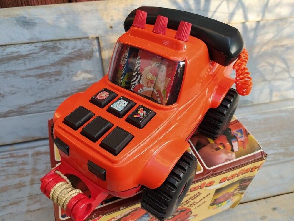 Jouet Vintage Smoby Auto Safari Ann&eacute;es 70/80 