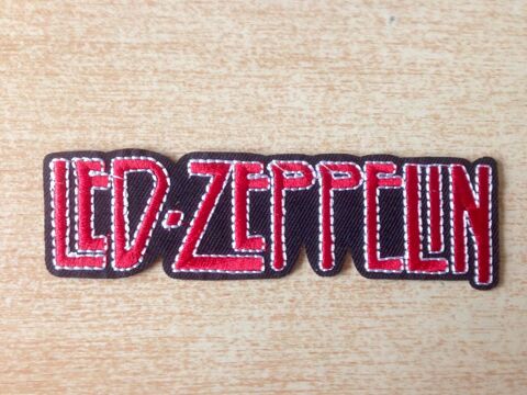 Écusson brodé led zeppelin logo 11,5x3 cm 5 Carnon Plage (34)