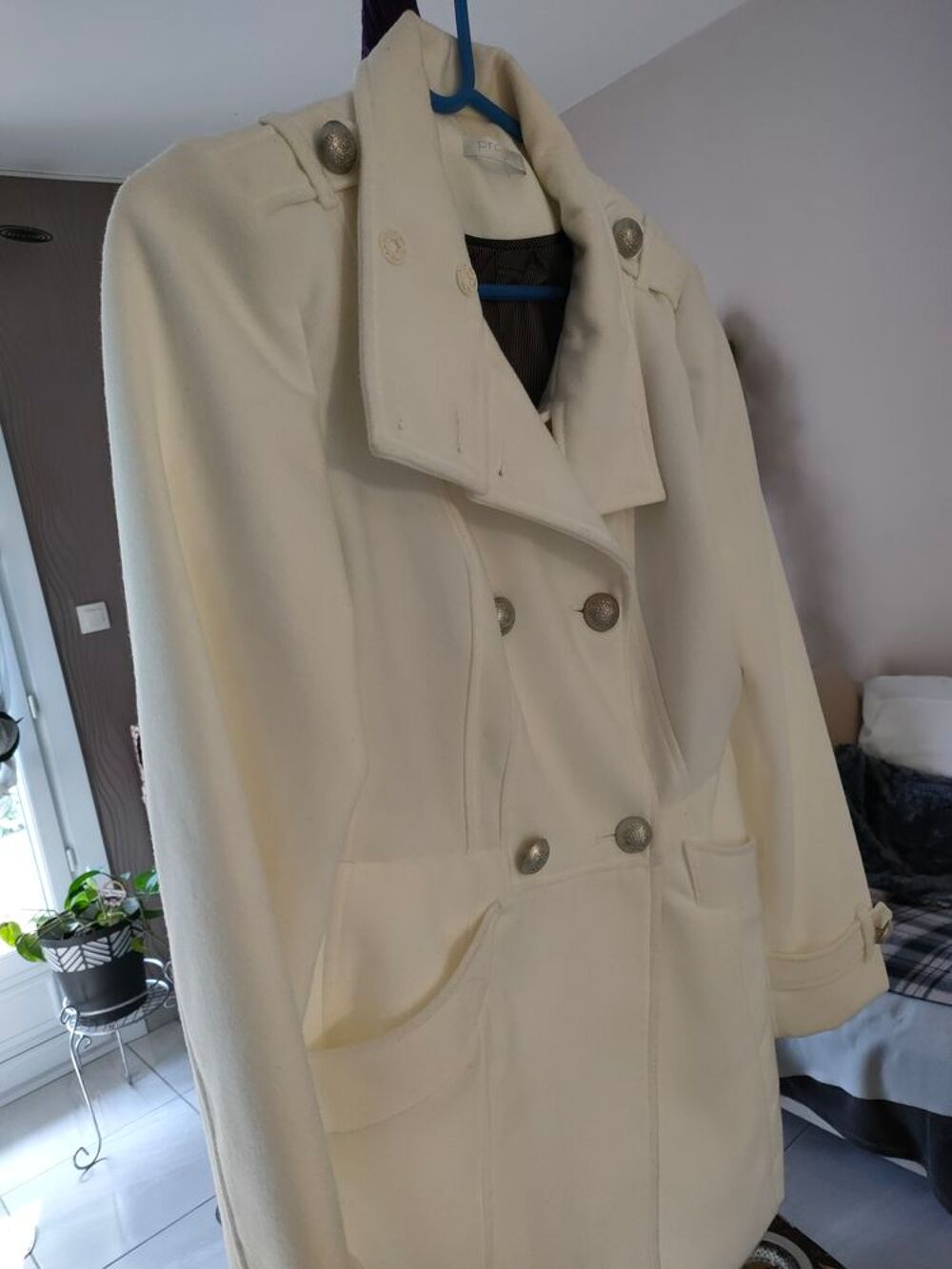 VESTE EN LAINE ECRU PROMOD Vêtements