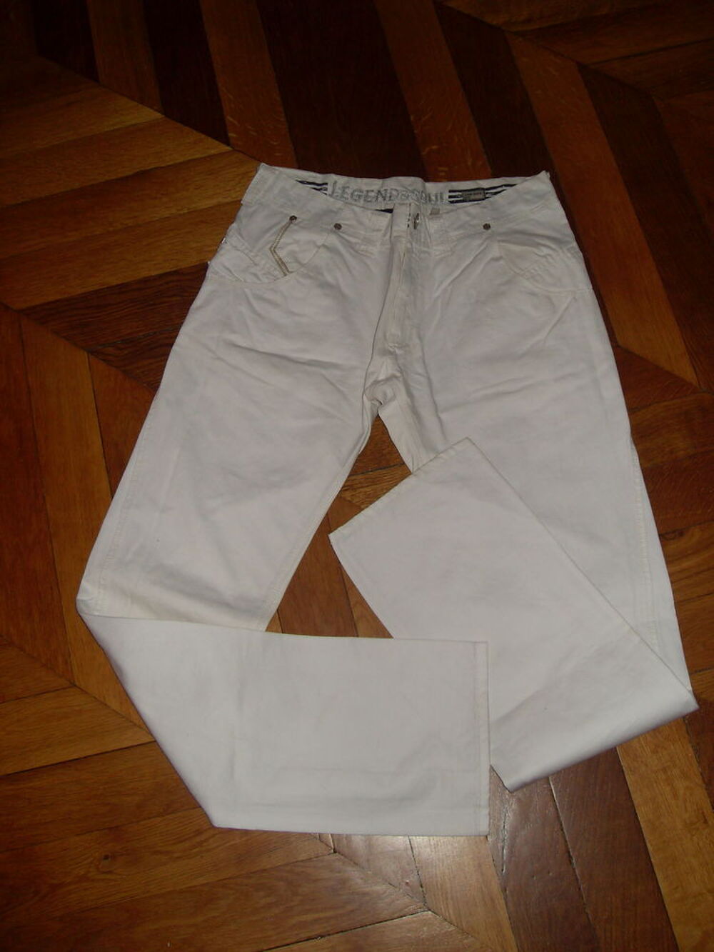 Pantalon Blanc Homme Taille 42 ou L Vêtements