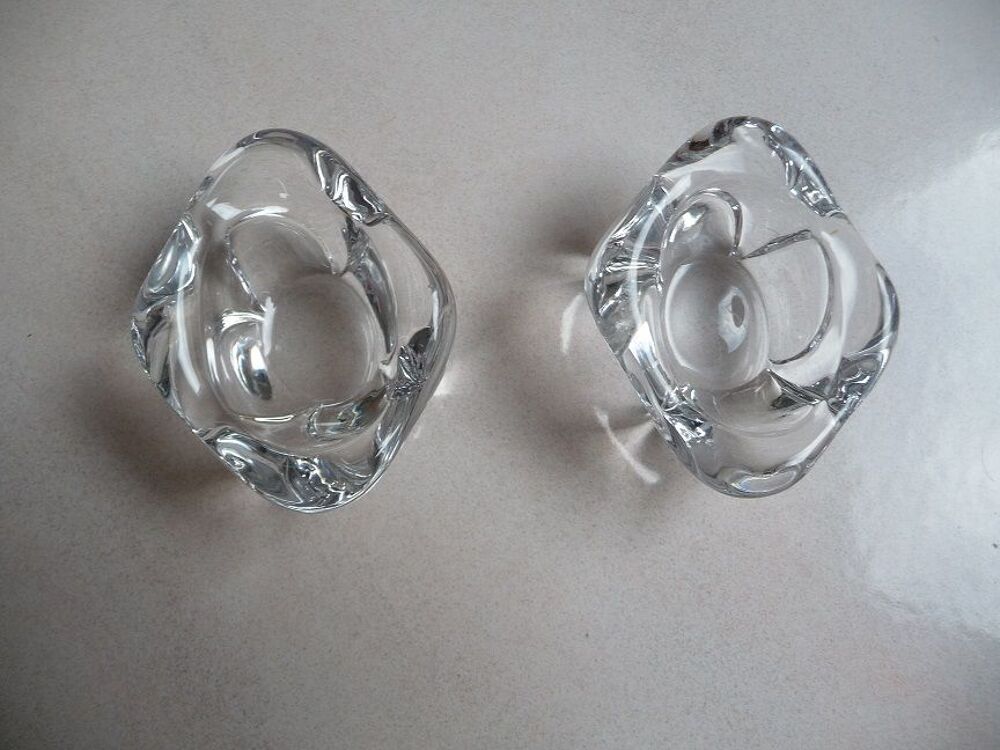 Sali&egrave;re et poivri&egrave;re en cristal ann&eacute;es 60 Cuisine