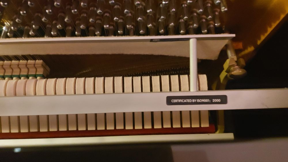 Piano droit d &eacute;tude avanc&eacute;e WEIMAR noir/brillant Instruments de musique
