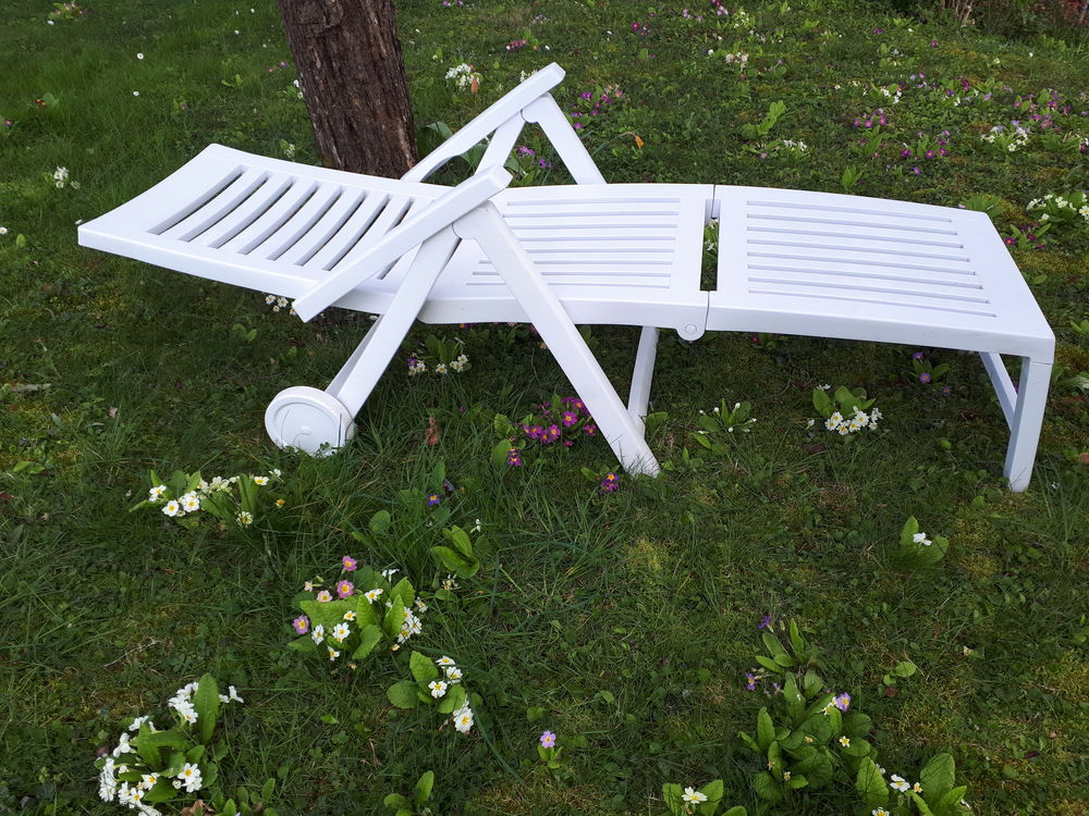 Fauteuil de jardin, transat ou bain de soleil sur roulettes Meubles