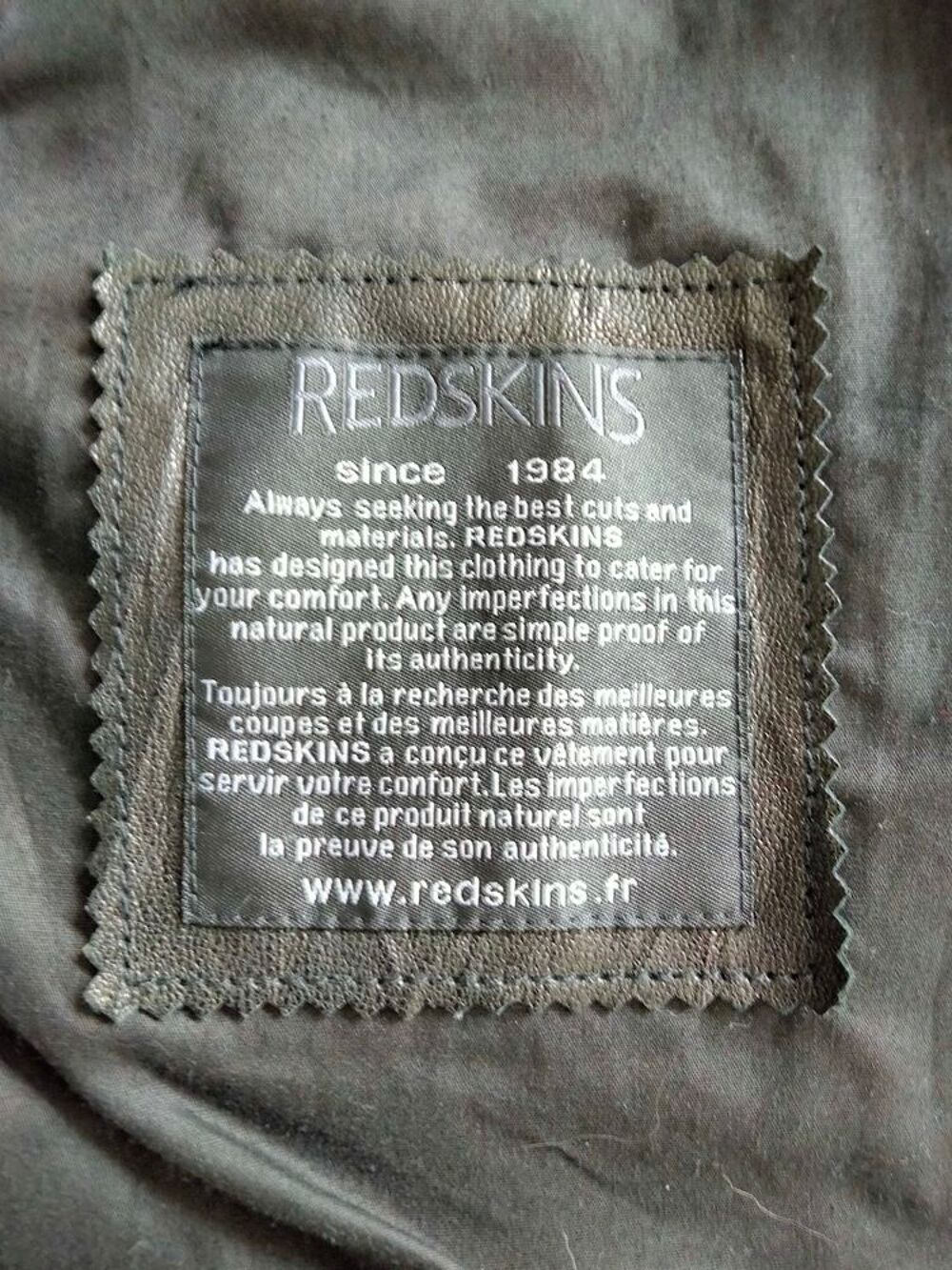 Blouson cuir Redskins Vêtements