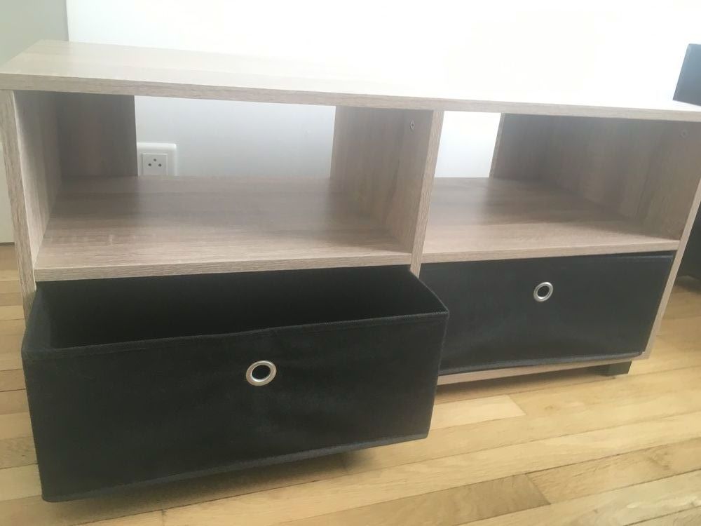 Meuble t&eacute;l&eacute; en bois style scandinave Meubles